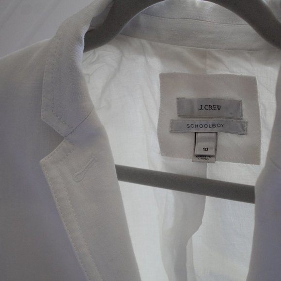 White Linen Jacket - Picture 2 of 4